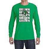 Long Sleeve Green Philadelphia AJ Brown Text Pic T-Shirt