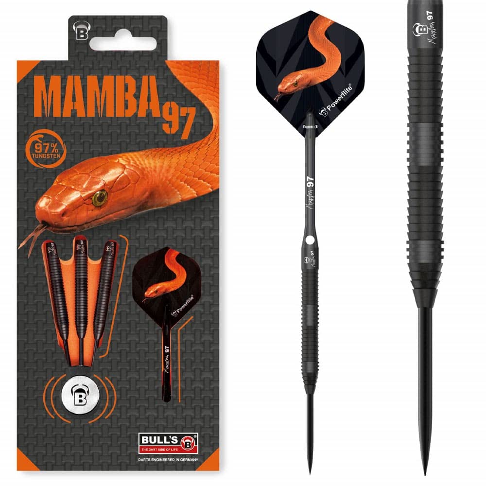 Bull's Mamba M5 Dart, Black, 24 g