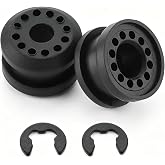 IFYKIM 2PCS Transfer Case Linkage Control Lever Bushing Grommet | for Dodge Ram 1500 2500 3500 Shifter Linkage Bushing 2002-2010, with 2 E-clips Replace Number 68078974AA 68078975AA