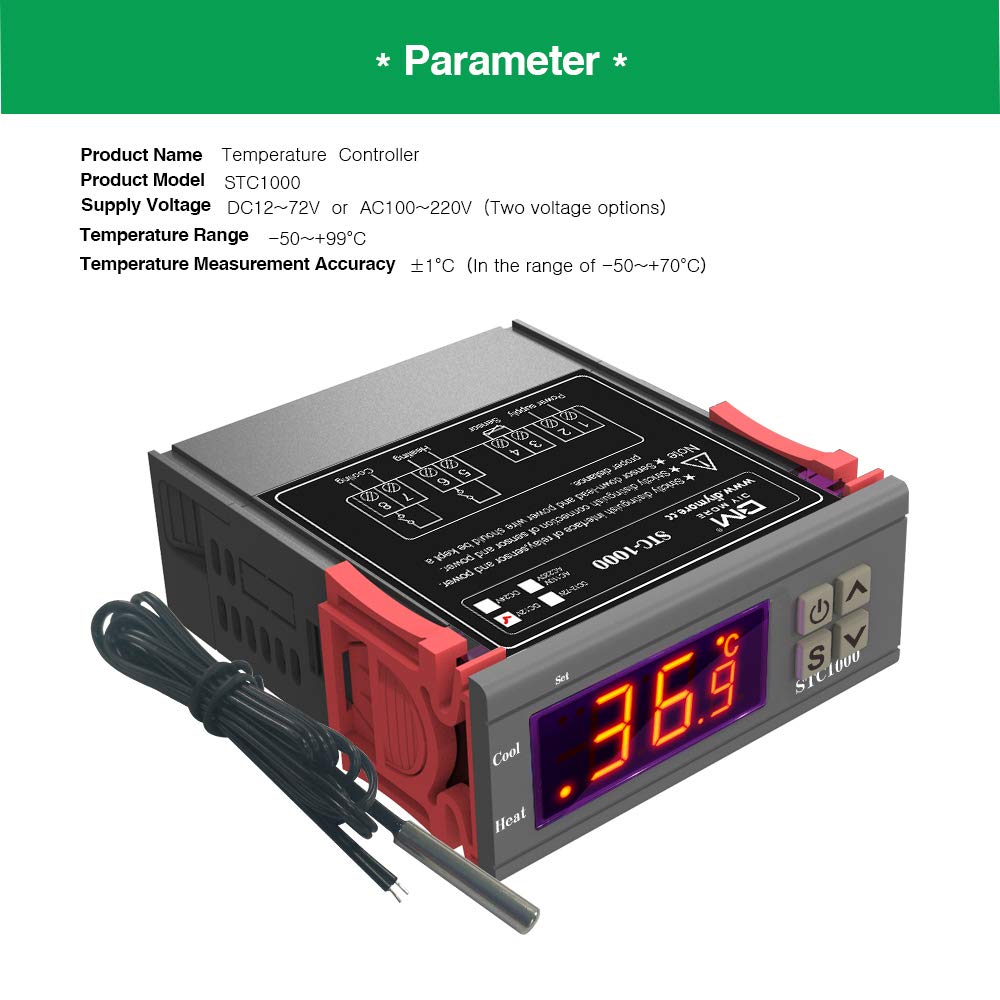 Aideepen STC-1000 Temperature Controller - Image 4