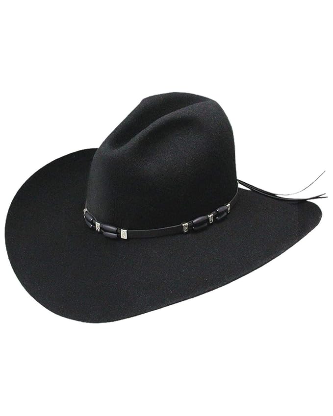 Stetson Men's 4X Broken Bow Buffalo Cowboy Hat Black 7 1/2 Amazon.in Clothing & Accessories