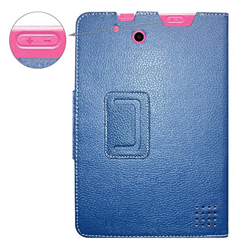 RCA 10 Viking Pro/Viking II/Cambio W101 V2 Case,Mama Mouth PU Leather Folio Stand Cover for 10 inch RCA 10 Viking Pro/Viking II/Cambio W101 (V2) 10.1" 2-in-1 Tablet,Dark Blue