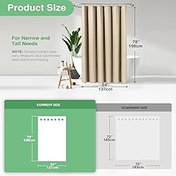 Dynamene Stall Fabric Shower Curtain - 54x78 inch