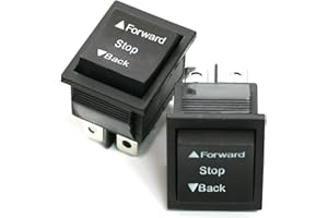 FLHFULIHUA 2PCS Forward Reverse Shift Switch for Kids Ride-On Toys Accessories Forward Stop Backward Switch Children’s Electric Ride On Car Toys Replacement Parts