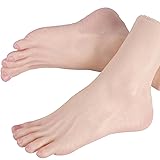 Silicone Female Feet Mannequin - 1 Pair Realistic