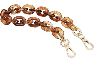 YICHAIN Cute Acrylic Purse Strap Bag Chain Handle Replacement Handbag Crossbody Shoulder Strap Accessory