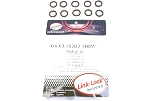LINK-LOCK 10PCS OR.03.10383 FKM Viton Sealing O-Ring Kit of Turbocharger Oil Filler Port 5255344 FT4E-6N652-EB FT4E-6N652-GA 