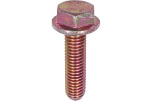 U-TURN FASTENERS, INC. U-Turn - M8-1.25 x 30 mm Hex Flange Bolt Din 6921 10.9 Zinc Yellow (10 Pack)