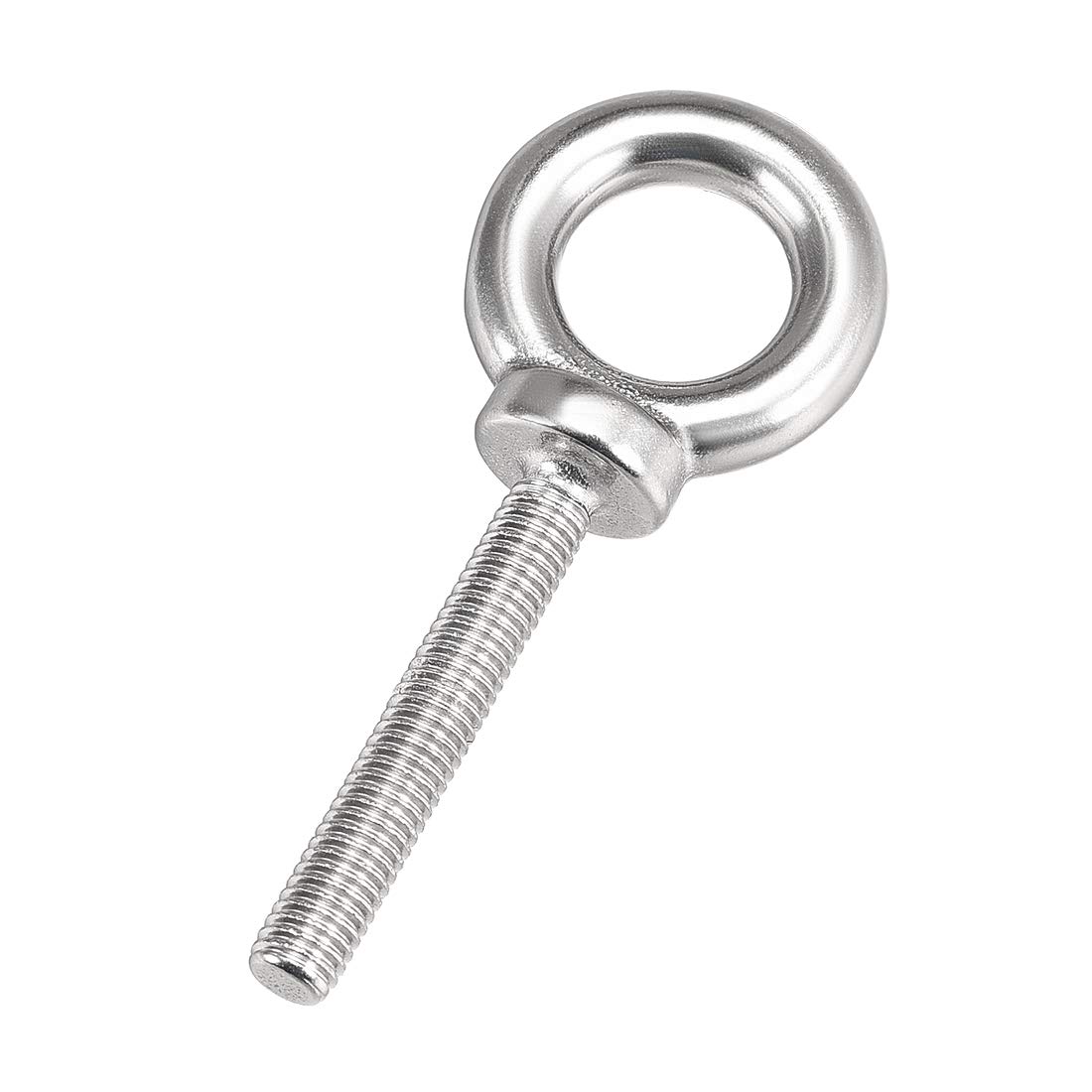 Sourcingmap Lifting Eye Bolt M8 x 50mm Male Thread 304 Stainless Steel for Hanging, Pack of 2