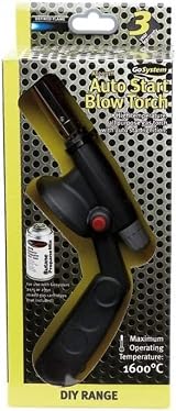 GoSystem Auto Start Blow Torch Black - Piezo Ignition, 1600°C Flame view 2