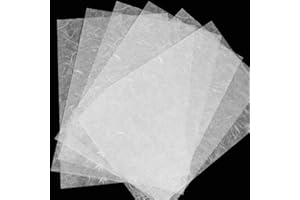 Mulberry Paper Sheets for Decoupage: 50 Sheets A4 Rice Papers - Washi Paper for Decoupage Art Crafts DIY Gift Wrap Card Makin