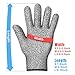 Cut Resistant Gloves - Level 5 Protection Cut Proof Gloves for Kitchen or Work (Small) by GloRight