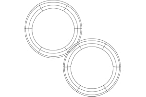 VACBIRD Again Products Large Big 2 Pack (14.25 Inch) Wire Wreath Frame Wire Wreath Making Rings Green for New Year Valentines Christmas Decoration