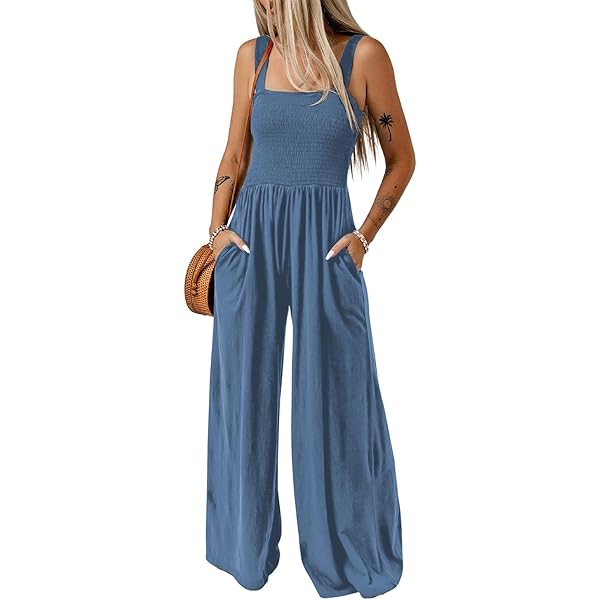Amazon Jumpsuit QATAINLAV Womens Overalls Wide Leg Jumpsuits Cute