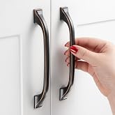 ASKANO 5 Inch Oil Rubbed Bronze Cabinet Pulls Arch Handles 10 Pack P2409 | Solid, Easy Install, Comfortable Grip, Brushed Bronze Kitchen Cabinet Hardware for Drawer Dresser Bathroom Vanity Cupboard