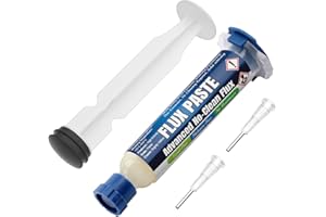 BEEYUIHF No-clean Halogen-free Soldering Flux Paste, Flux for Soldering, BGA Electronics Solder Flux for Repair and rework (10mL Syringe) #8391