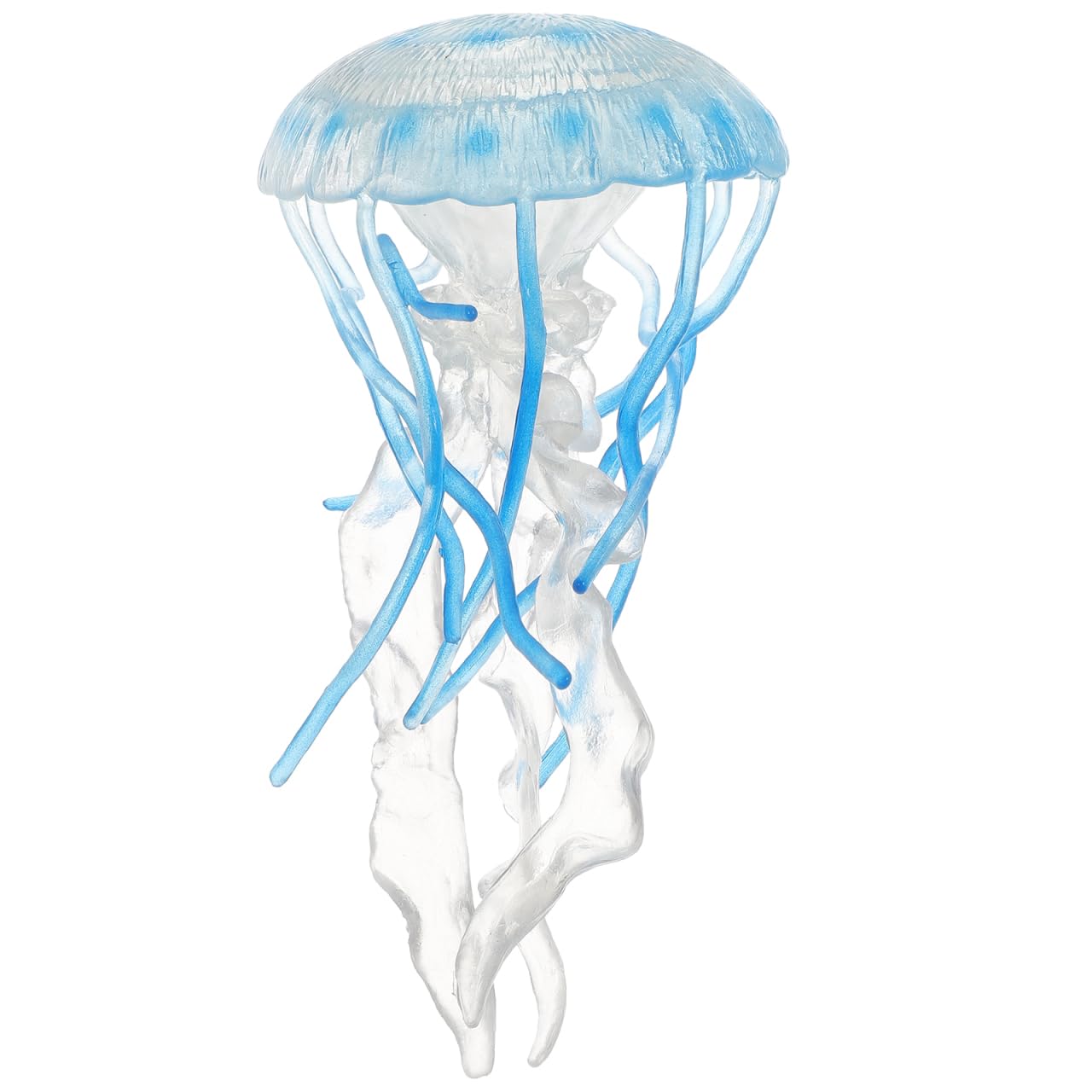 jojofuny Jellyfish Figurines Model Plastic Jellyfish Toy Simulation Sea Life Animal Figurine Science Toy Education for Sea Creature Theme Party Supplies (Blue)