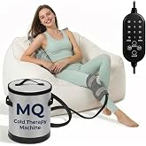MQ 14 QT Ice Machine for Knee After Surgery, Programmable Timer Gray Nylon Bucket Portable Cold Therapy Machine, Cryotherapy Pain Relief System for ACL Recovery, Sport Injuries