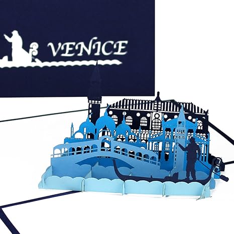 Pop Up Scheda Venezia Panorama Gondel Fahrt Biglietto D Auguri 3d Come Souvenir Biglietto Di Compleanno Viaggio Buono Invito Alla Stadter Eise Honeymoon Viaggio Di Nozze Fidanzamento Amazon It Cancelleria