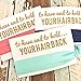 Bachelorette Hair Tie Party Favors (Assorted Solid Pastels) - Set of 5