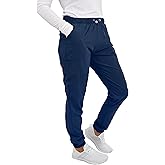 Green Town Scrubs for Women - Jogger Scrub Pant, Cargo Pockets, Stretch Fabric, Drawcord, Easy Care