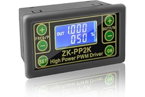 Cycle Delay Drive Module, PEMENOL 3.3-30V 8A Dual Mode High Power PWM Dimming Motor Speed Controller, LCD Pulse Frequency Duty Cycle Adjustable Signal Generator