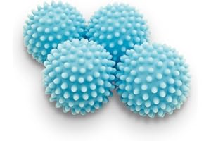 XIEHE Dryer Balls 4 Pack - Non-Toxic Reusable Dryer Balls (Light Blue)