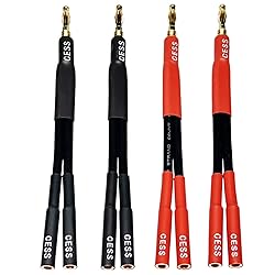 CNCESS CESS-142x4 Banana Plug Splitter 2-in 1-Out