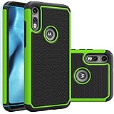 Moto e (2020) Case, Motorola E (2020) Case with HD Screen Protector,Giner Dual Layer Heavy-Duty Military-Grade Armor Defender