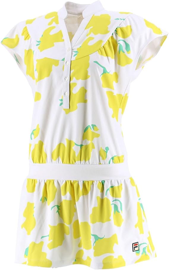 Amazon フィラ テニス Fila Tennis テニスウェア レディース ワンピース Vl1610 01 ホワイト Xl スカート スコート 通販