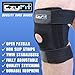 EzyFit Knee Brace Support for Arthritis, ACL, LCL, MCL, Sports Exercise, Meniscus Tear Injury Recovery - Side Stabilizers Open Patella - Best Comfort Fit Adjustable Neoprene Wrap - 3 Sizes
