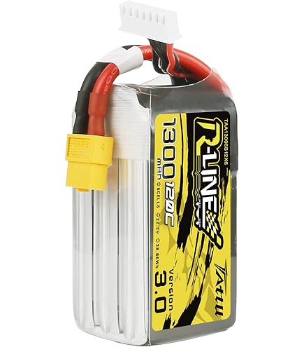 Amazon.com: TATTU R-Line 22.2V 5100mah 6S 95C FPV Lipo Battery
