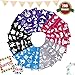 Buluri 200 Pack Face Paint Stencils for Boys & Girls, Non-Toxic Reusable Adhesive Body Paint Stencils for Birthday Party, Christmas, Halloween, Carnivals