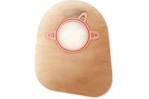 Hollister 18393 New Image 2-Piece 7” Closed Mini Ostomy Pouch, Red Color Code Match, 60 Pack, Beige, 2-1/4” Opening – AF300 Filter