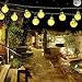 APEXPOWER Christmas Solar String Lights 30LED 21ft 8 Modes Waterproof Outdoor Indoor Decorative Lights for Patio Lawn Garden Home Holiday Party Xmas Tree (Warm White)