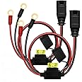 Wires Harness Compatible with NOCO GC002 X-Connect M6, Genius Smart Battery Chargers Extension Eyelet Terminal Accessory, 2 P