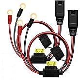 Wires Harness Compatible with NOCO GC002 X-Connect M6, Genius Smart Battery Chargers Extension Eyelet Terminal Accessory, 2 P