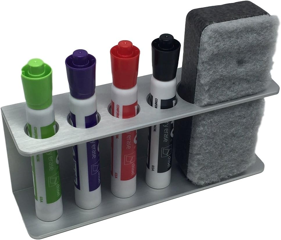 Amazon Dry Eraseマーカーandホワイトボード消しゴムホルダートレイとオーガナイザー 磁気& Velcroオプション