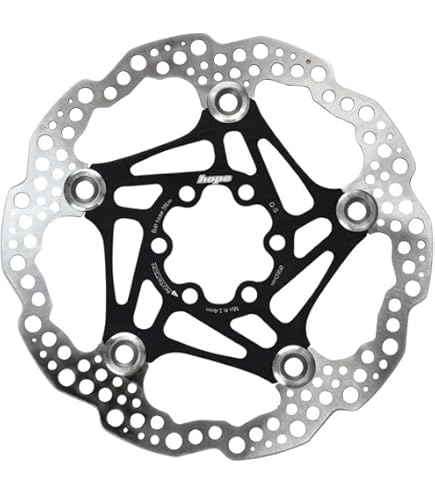 Amazon.com: Hope Tech 4 V4 Disc Brake and Lever Set Blue, Rear