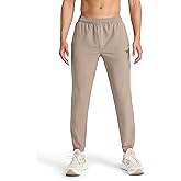 Reebok Mens Repeat Woven Pant, Standard Fit, 30” Inseam, Lightweight Stretch Poly-Blend Fabric