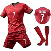IDOLUSTER Soccer Stars #10 Kids Soccer Jersey &amp; Shorts Set Youth Sizes