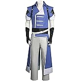 CIYASHEH Men Blue Cosplay Costume Halloween Christmas Carnival Roleplay Outfits Full Set for Men