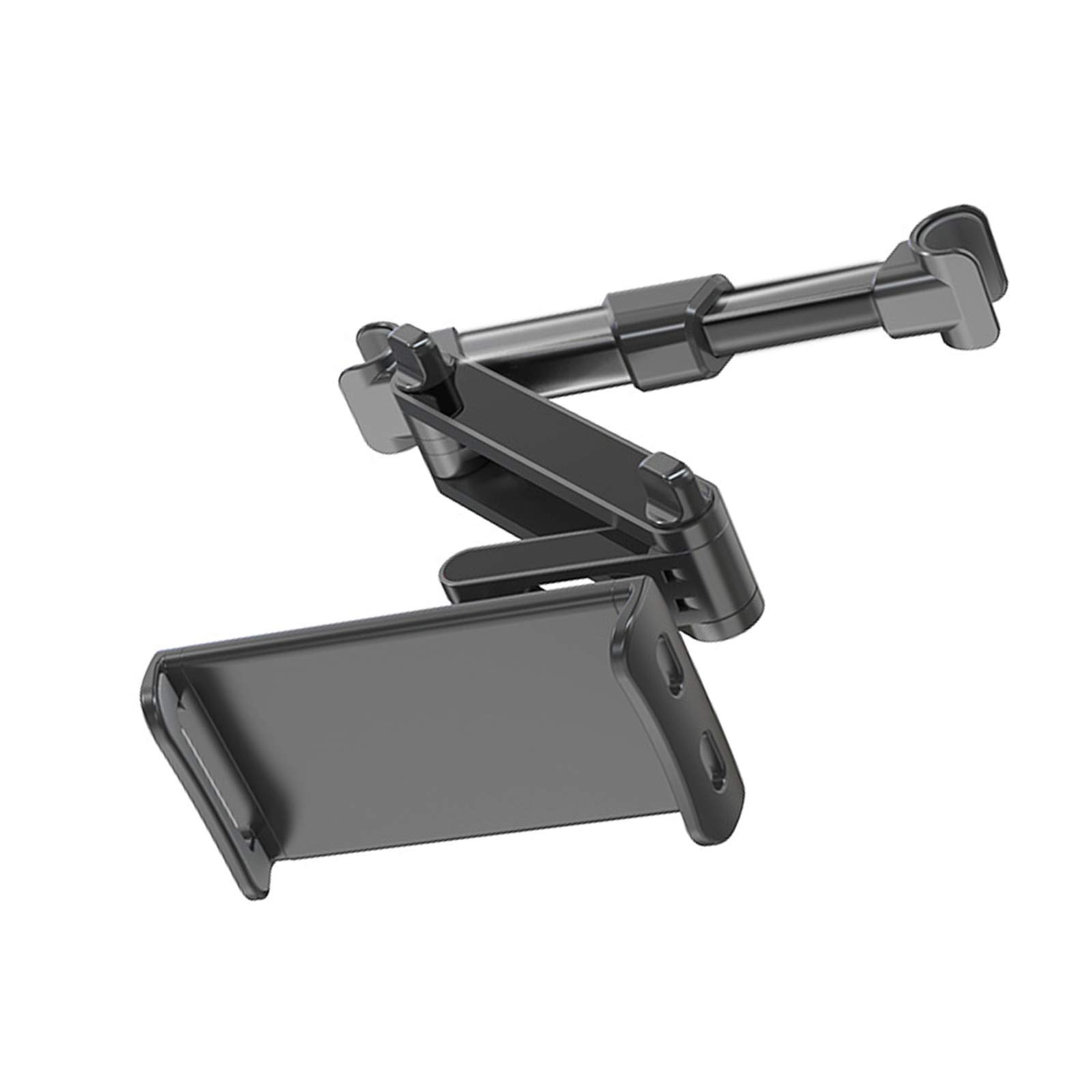 Car Headrest Tablet Computer Holder Universal 360 Degree Rotating Car Back Seat Mount Suitable for iPad Air Mini 2 3 4, Pad 2018 Pro 9.7, 10.5, Tablet 4.6-10.6 in (Black)