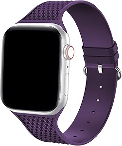 YAXIN Sport Band Compatible with Apple Watch Band 38mm 40mm iWatch Bands Women Men, Premium Silicone Soft Replacement Band Compatible for Apple iWatch Series SE/6/5/4/3/2/1,Modena
