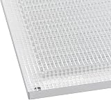 Europlast 300x150mm White Metal Air Vent Grille with Insect Mesh view 6