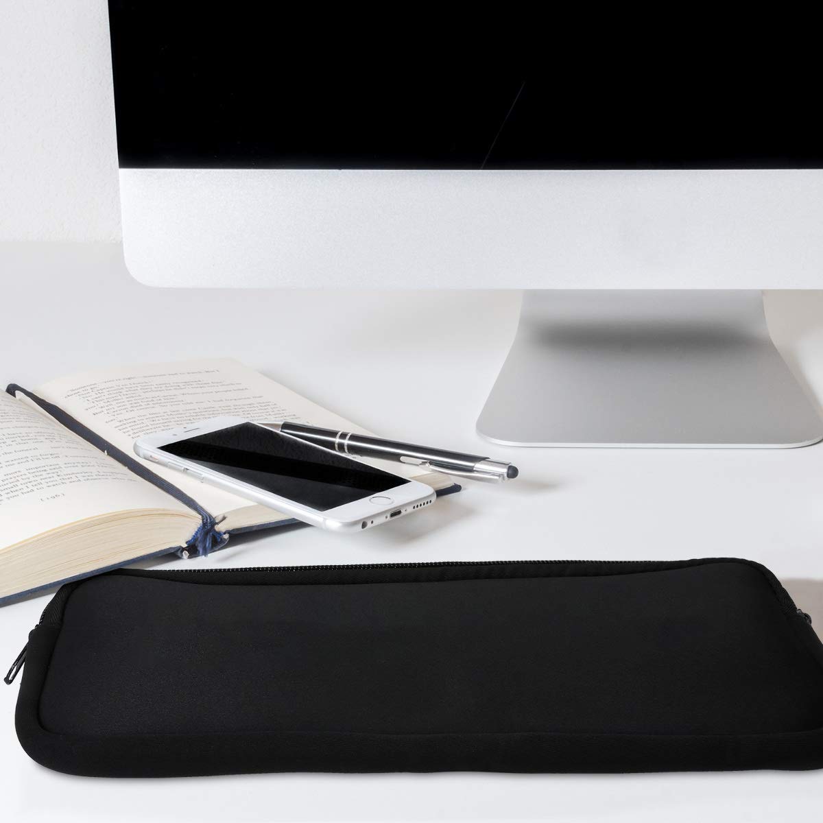 Custodia Da Viaggio In Neoprene Per Tastiera Logitech MK570/MK550 – Antiurto, Antipolvere, Con Tasca Per Mouse
