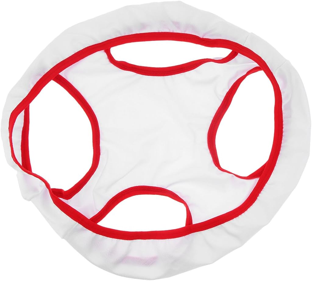 SM SunniMix Adultes 4 Jambes Trous sousvêtements Culottes pour Couple Drôle Undies Gag Cadeaux