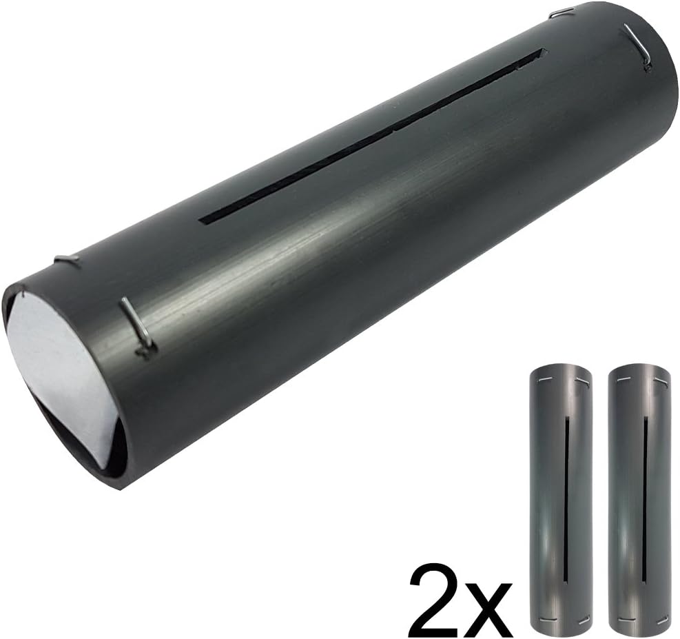Proheim Vole livetrap - Trap to catch voles alive with 2 entrances with metal flaps - Length: 20 cm / Ø 5 cm, Quantity:Set of 2