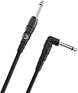 D Addario Classic Series Instrument Cable 20 ft Right Angle Copper Conductors view 5