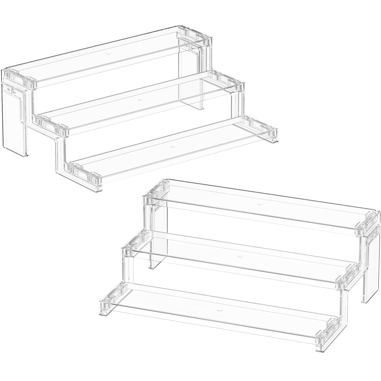 Photo 1 of *MISSING PARTS UNKNOWN*
Lifewit 12 Inch Cupcake Stand, Plastic Perfume Cologne Organizer,Display Riser Shelf for Makeup, Cosmetic Vanity Storage, Figurine Holder, Bathroom, Bedroom, Room Decor, Clear, 2 Pcs